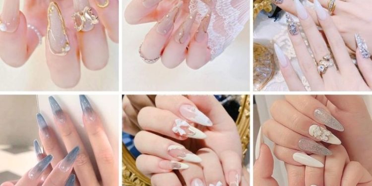 Mẫu Nail Móng Nhọn