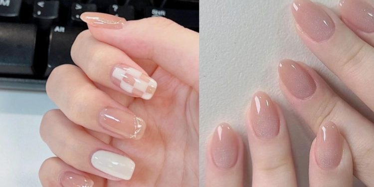 mẫu nail màu pastel