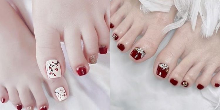 Nail chân tết