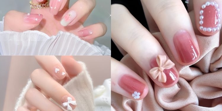 nail hồng tiểu thư