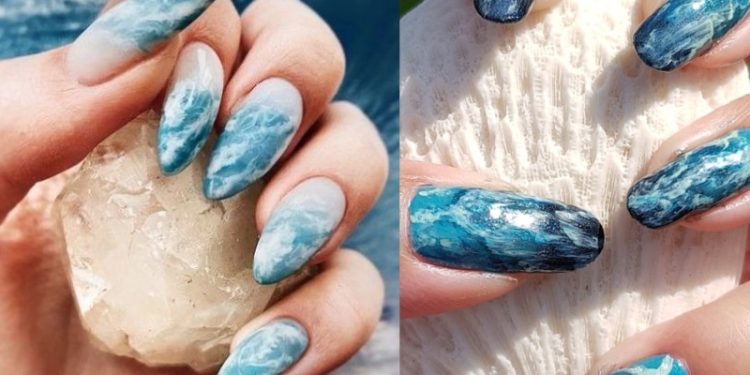 nail hè, nail đi biển