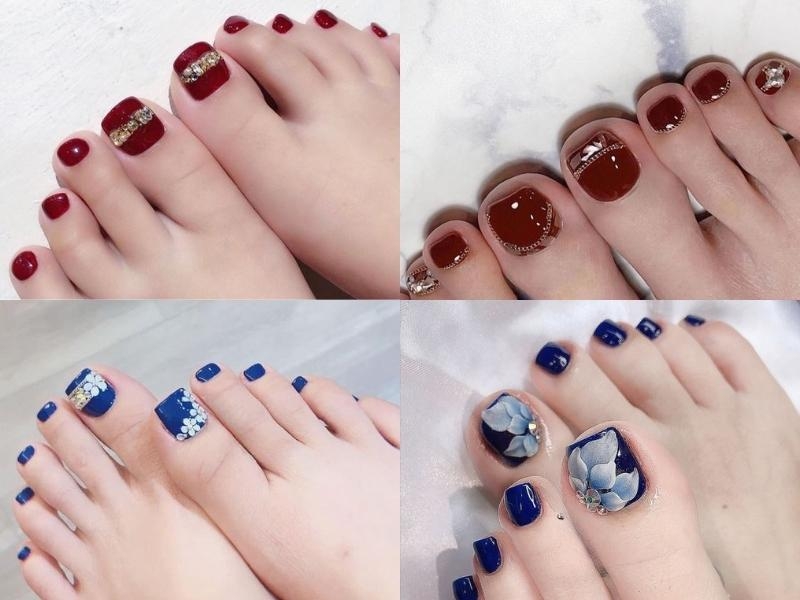 Cách chọn mẫu nail chân đẹp và phù hợp