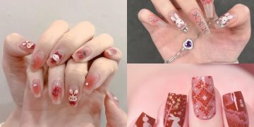 mẫu nail trung thu